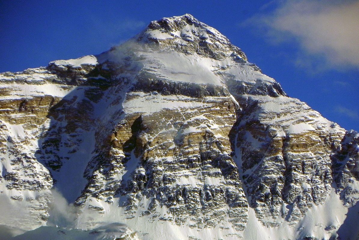 29 Mount Everest North Face Close Up From Rongbuk Afternoon